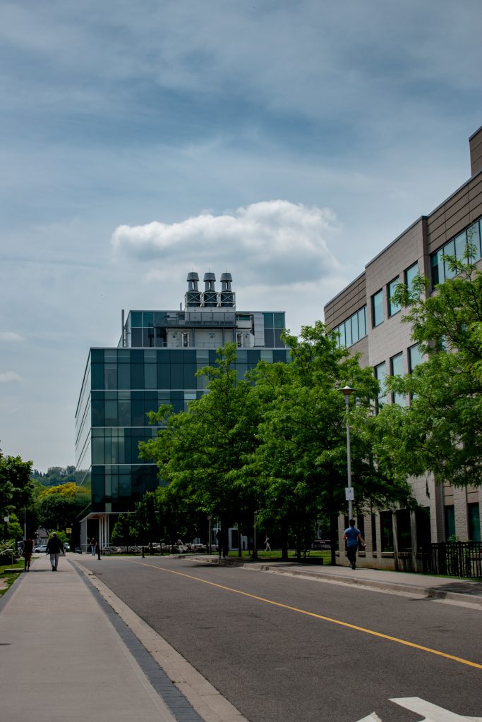 Roadway to Engineering Technology Building